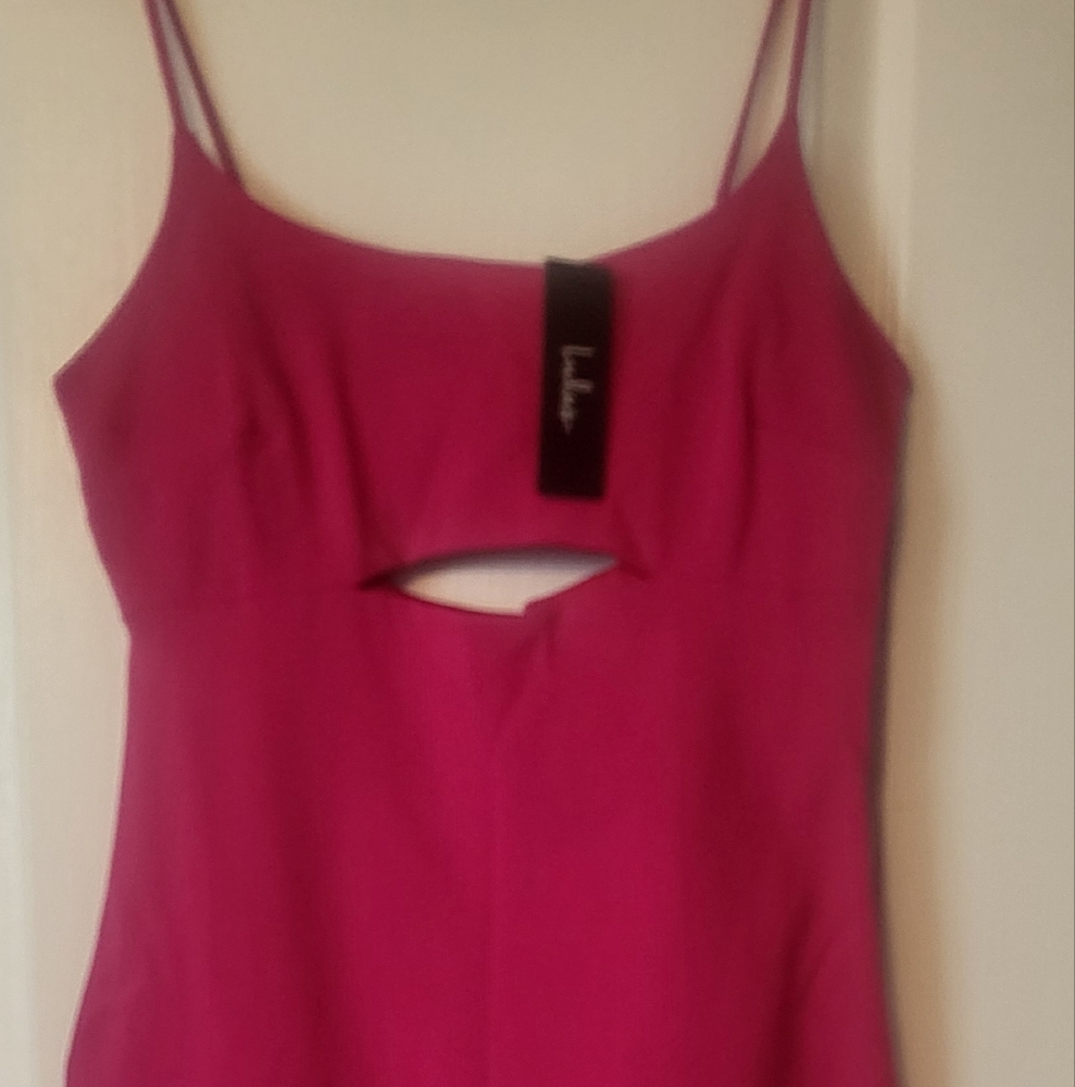Lulus Pink cut out dress